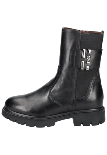 Stiefeletten Nero Giardini Stiefelette Leder/Textil Schwarz