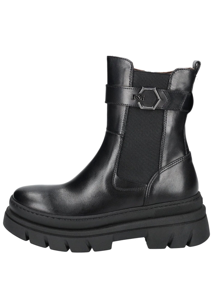 Stiefeletten Nero Giardini Stiefelette Leder/Textil Schwarz