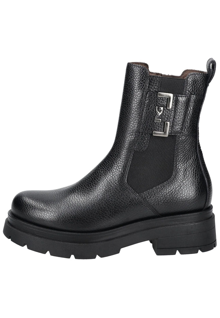 Stiefeletten Nero Giardini Stiefelette Leder/Textil Schwarz