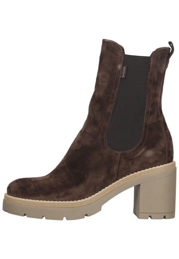 Stiefeletten Nero Giardini Stiefelette Veloursleder/Textil Kastanie
