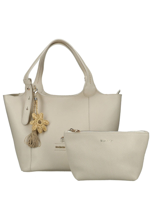 Nero Giardini Taschen Leder Hellbeige