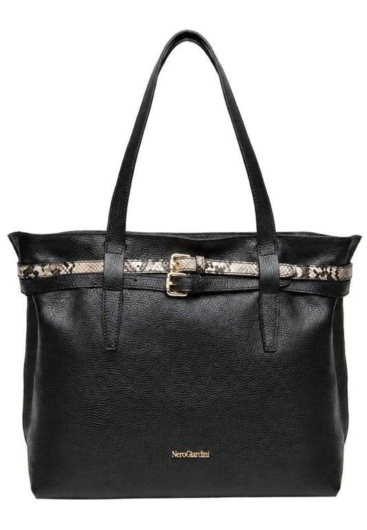 Nero Giardini Taschen Leder Schwarz