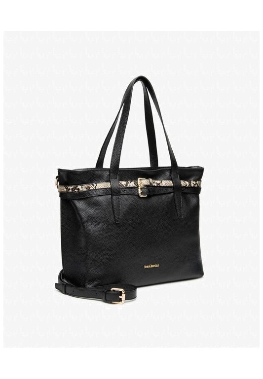 Nero Giardini Taschen Leder Schwarz