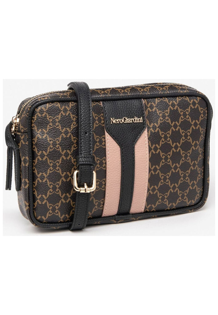 Nero Giardini Taschen Lederimitat Braun/Schwarz