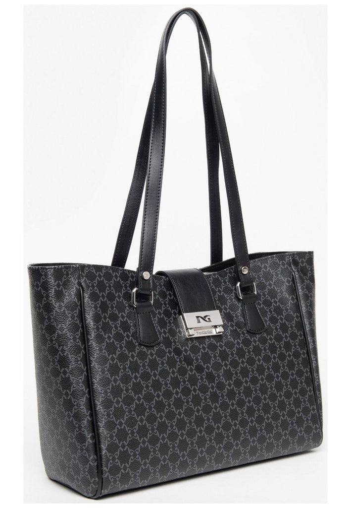 Nero Giardini Taschen Lederimitat Schwarz