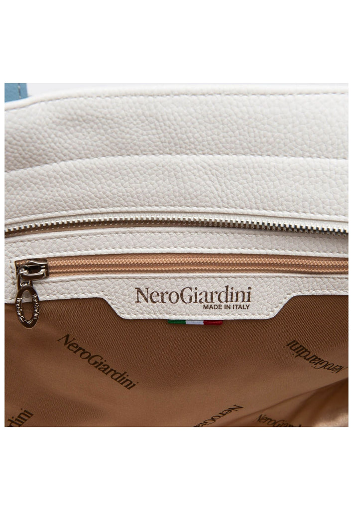 Nero Giardini Taschen Lederimitat Weiß/Blau