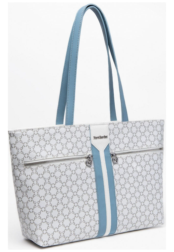 Nero Giardini Taschen Lederimitat Weiß/Blau