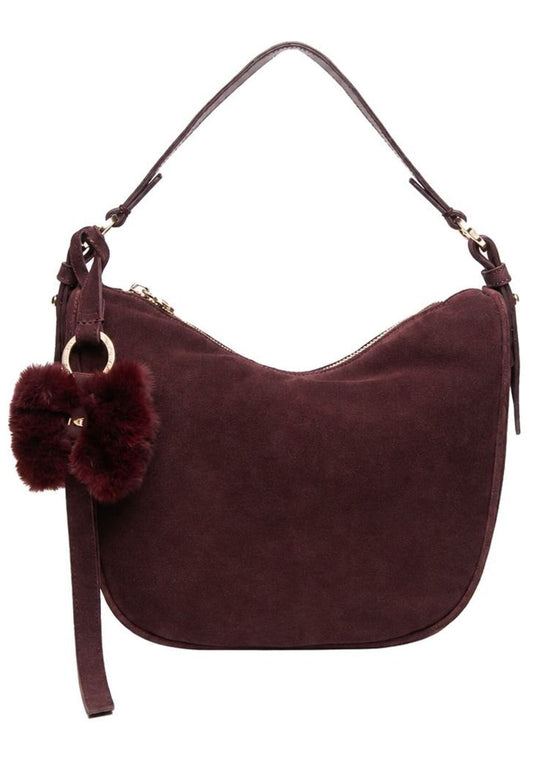 Nero Giardini Taschen Veloursleder Bordeaux