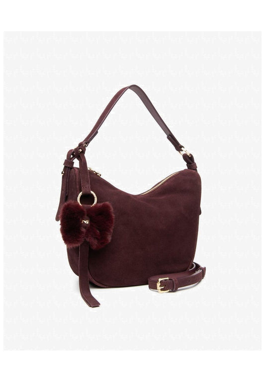 Nero Giardini Taschen Veloursleder Bordeaux