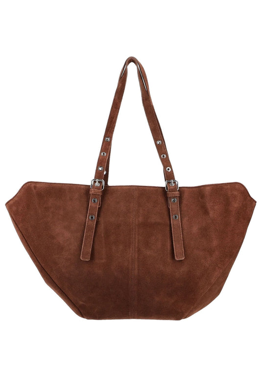 NUNOO Taschen Veloursleder Cacao