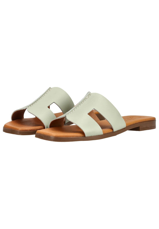 Oh! My Sandals Pantoletten Leder Mint