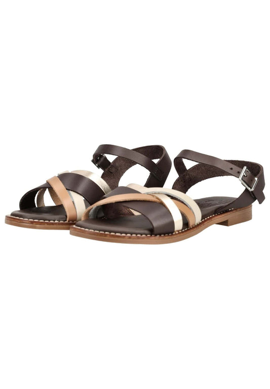Oh! My Sandals Sandalen Leder Marone