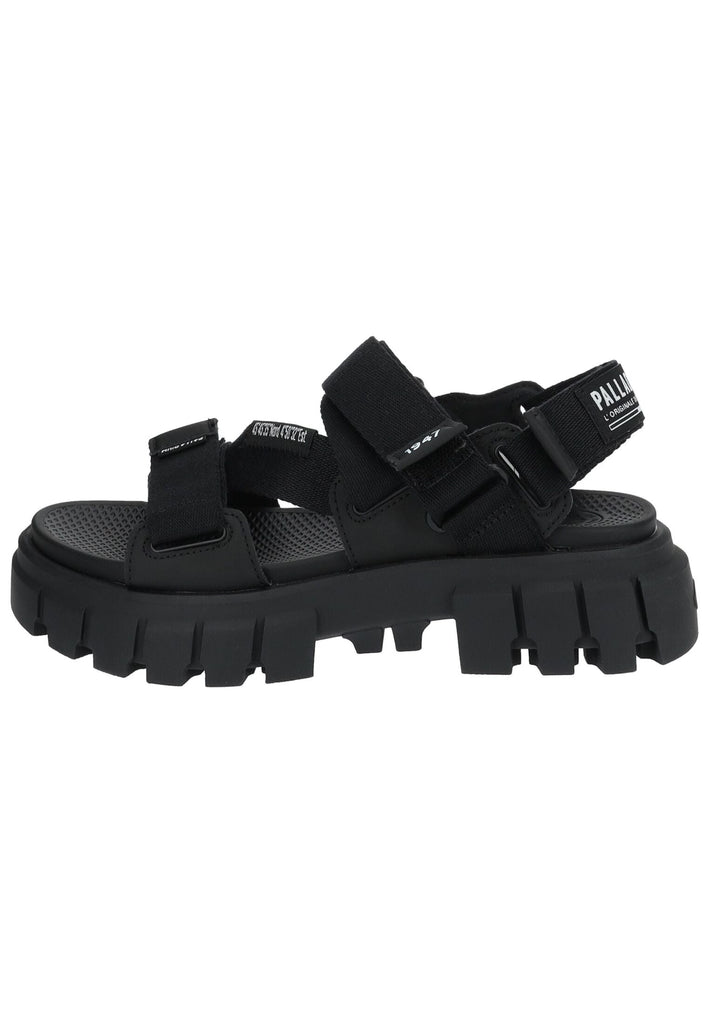 Palladium Sandalen Lederimitat/Textil Schwarz