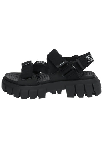 Palladium Sandalen Lederimitat/Textil Schwarz