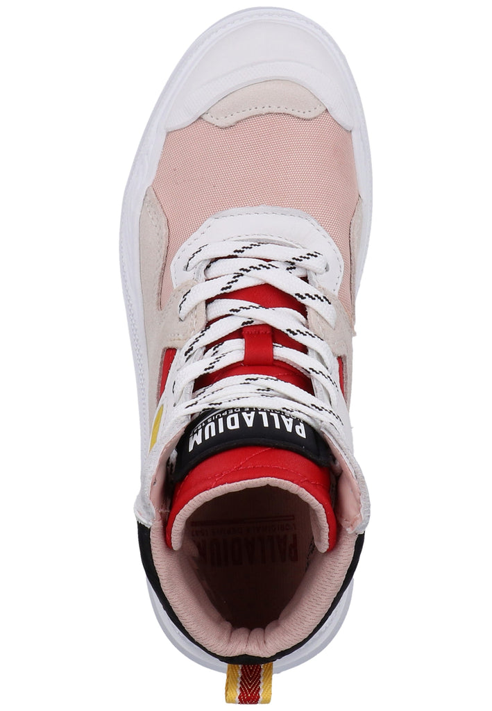 Palladium Sneaker Leder Weiß/Rot