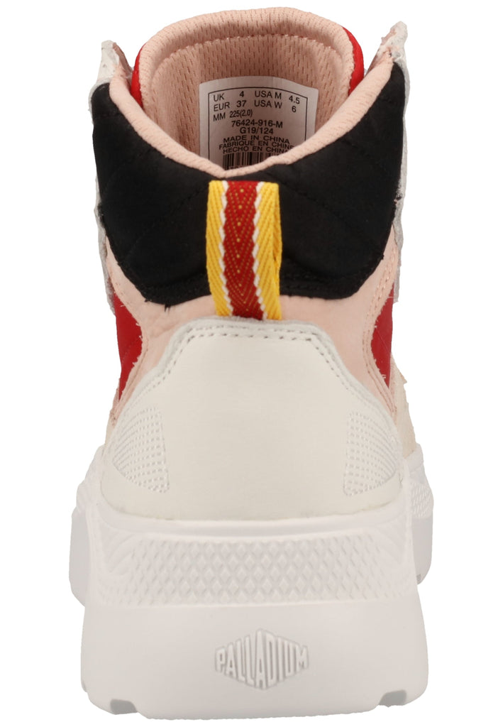 Palladium Sneaker Leder Weiß/Rot