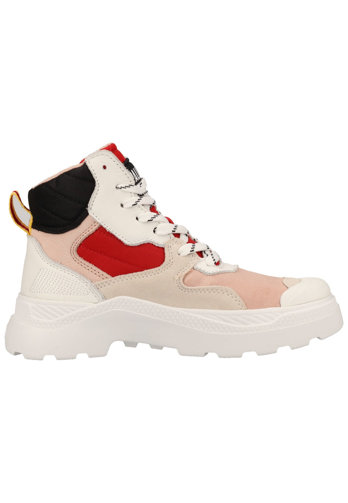 Palladium Sneaker Leder Weiß/Rot