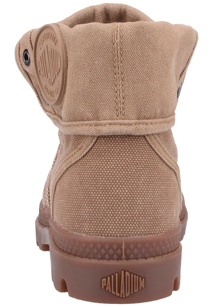 Palladium Stiefelette Canvas Braun