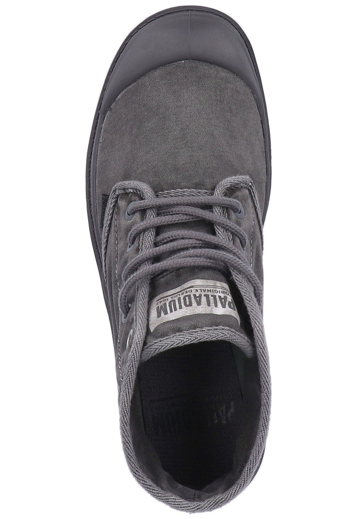 Palladium Stiefelette Canvas Dunkelgrau