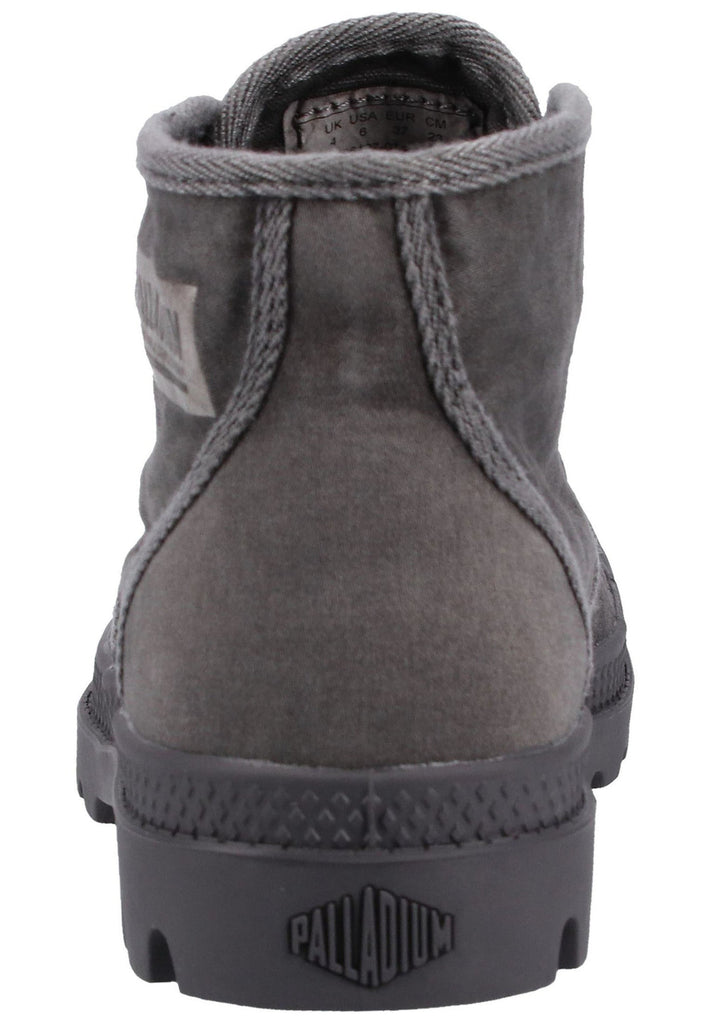Palladium Stiefelette Canvas Dunkelgrau