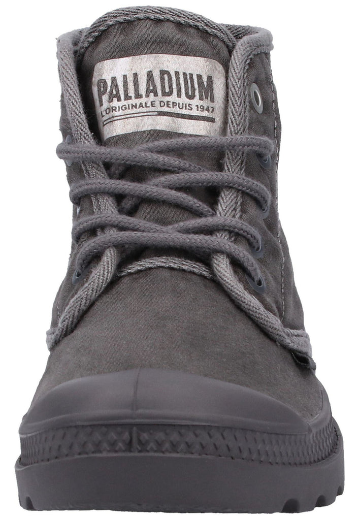 Palladium Stiefelette Canvas Dunkelgrau
