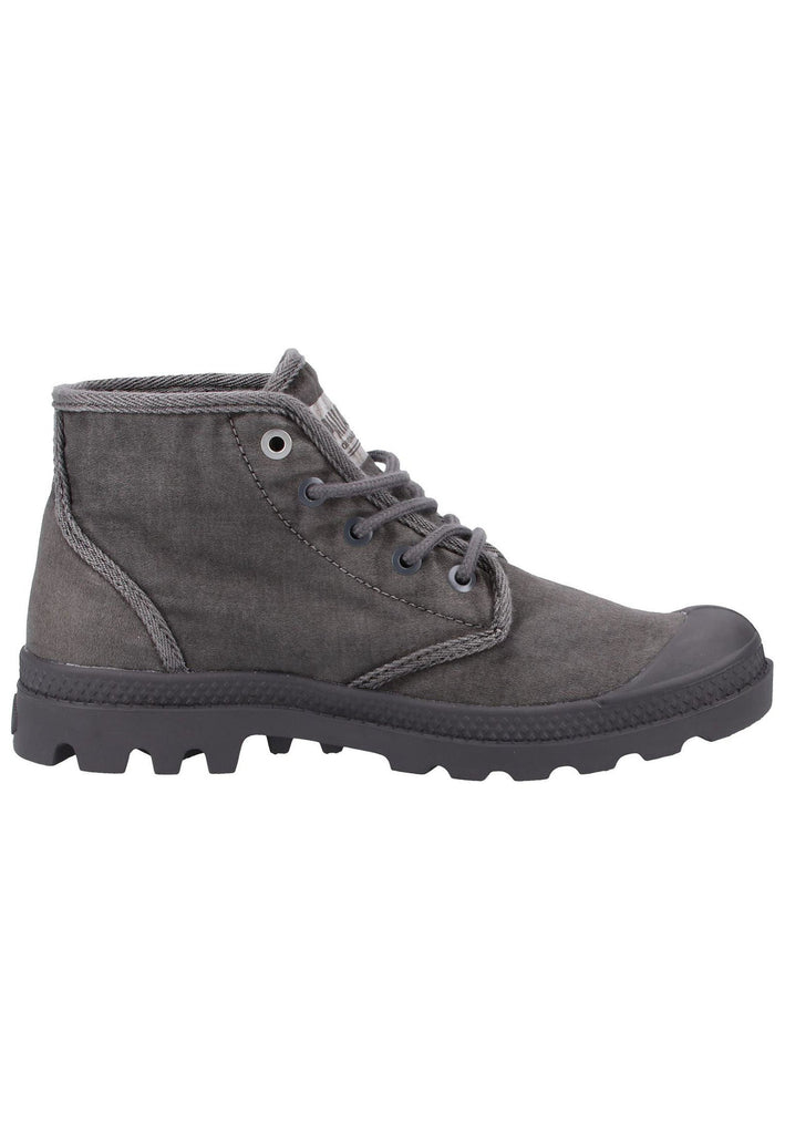 Palladium Stiefelette Canvas Dunkelgrau