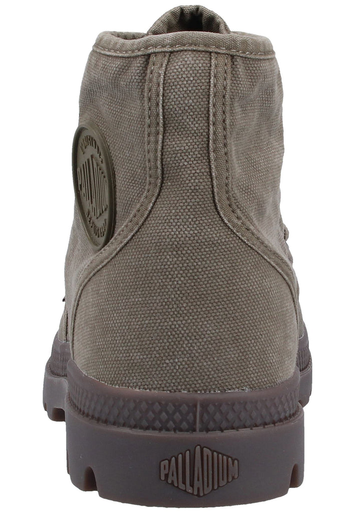 Palladium Stiefelette Canvas Dunkelgrün