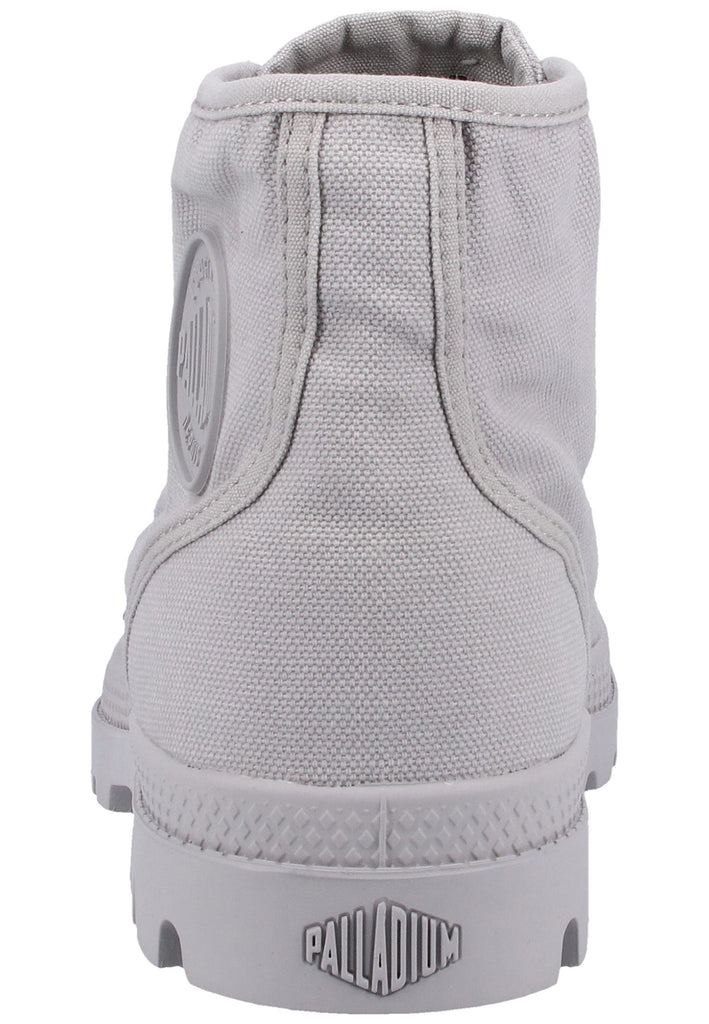Palladium Stiefelette Canvas Grau