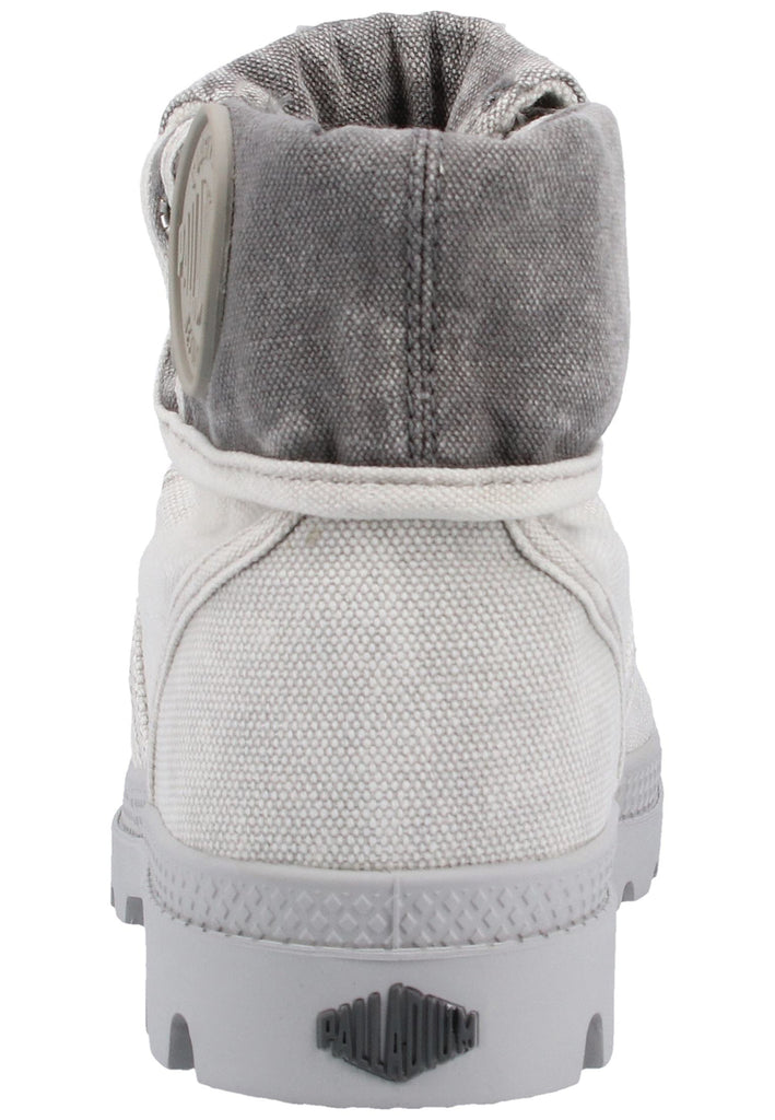 Palladium Stiefelette Canvas Grau