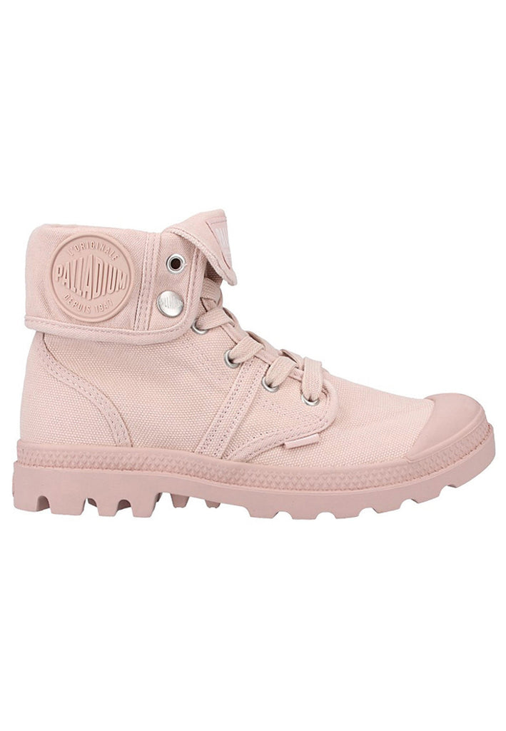 Palladium Stiefelette Canvas Rose