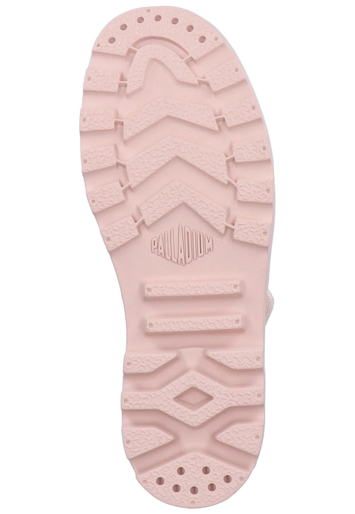 Palladium Stiefelette Canvas Rose