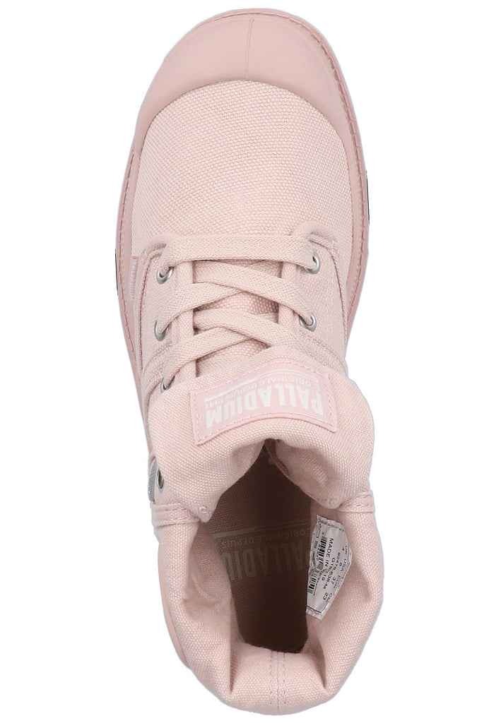 Palladium Stiefelette Canvas Rose
