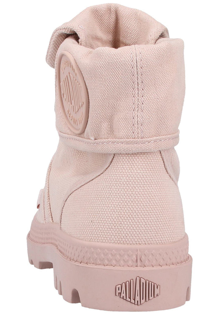 Palladium Stiefelette Canvas Rose
