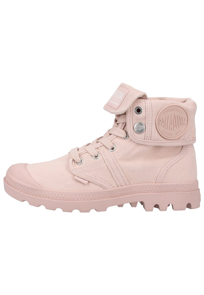 Palladium Stiefelette Canvas Rose