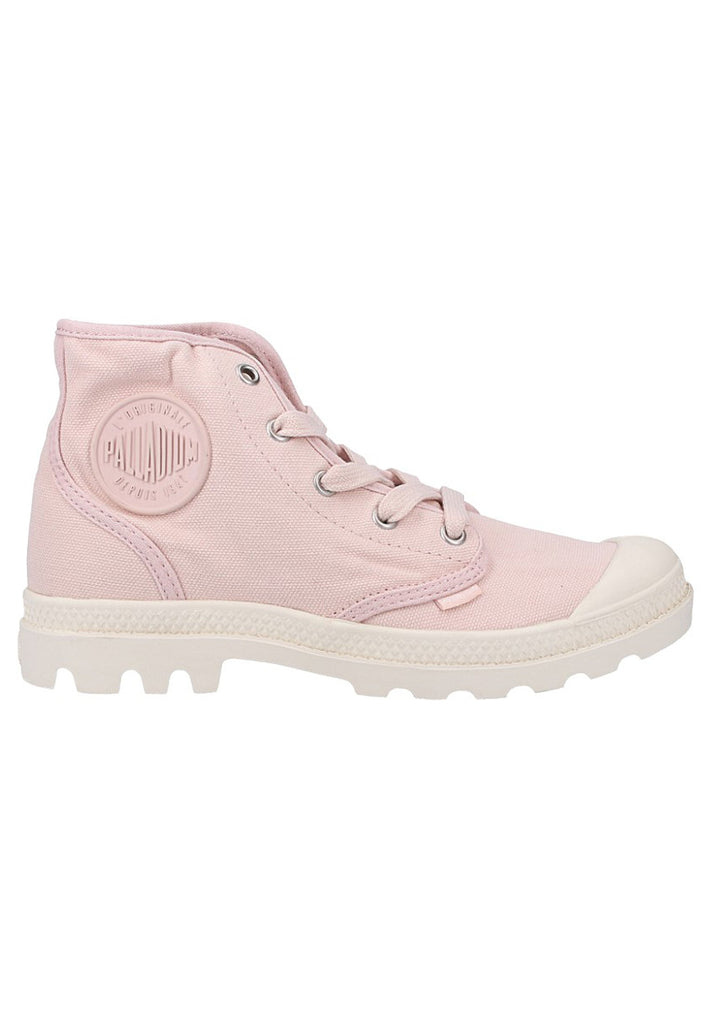 Palladium Stiefelette Canvas Rose
