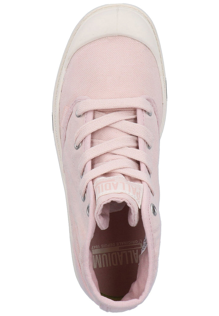 Palladium Stiefelette Canvas Rose