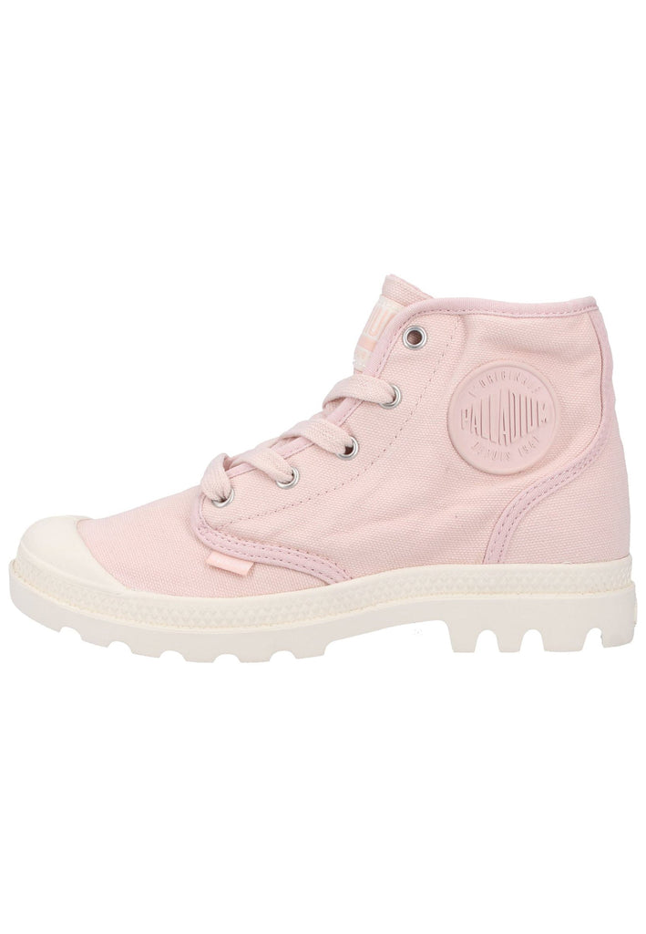 Palladium Stiefelette Canvas Rose