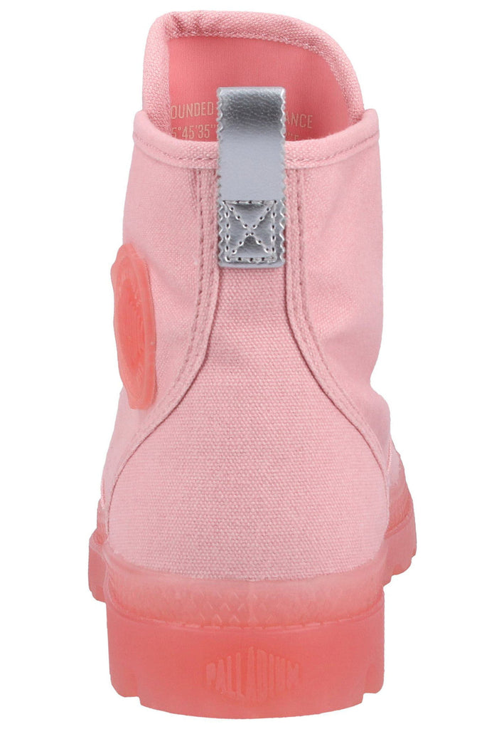 Palladium Stiefelette Canvas Rose