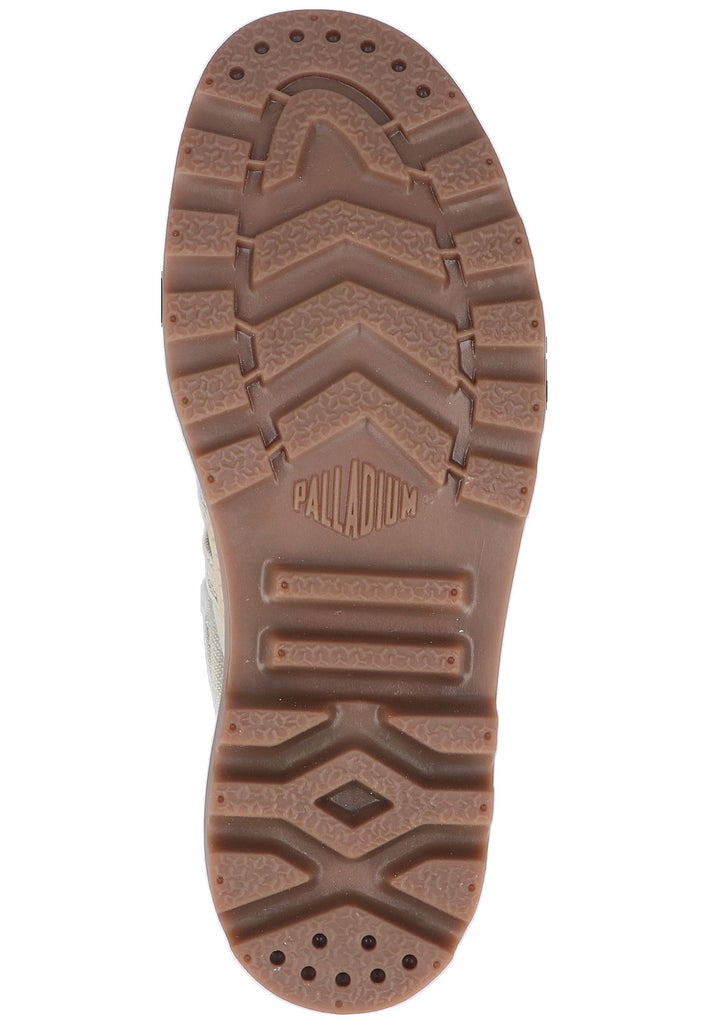 Palladium Stiefelette Canvas Rot