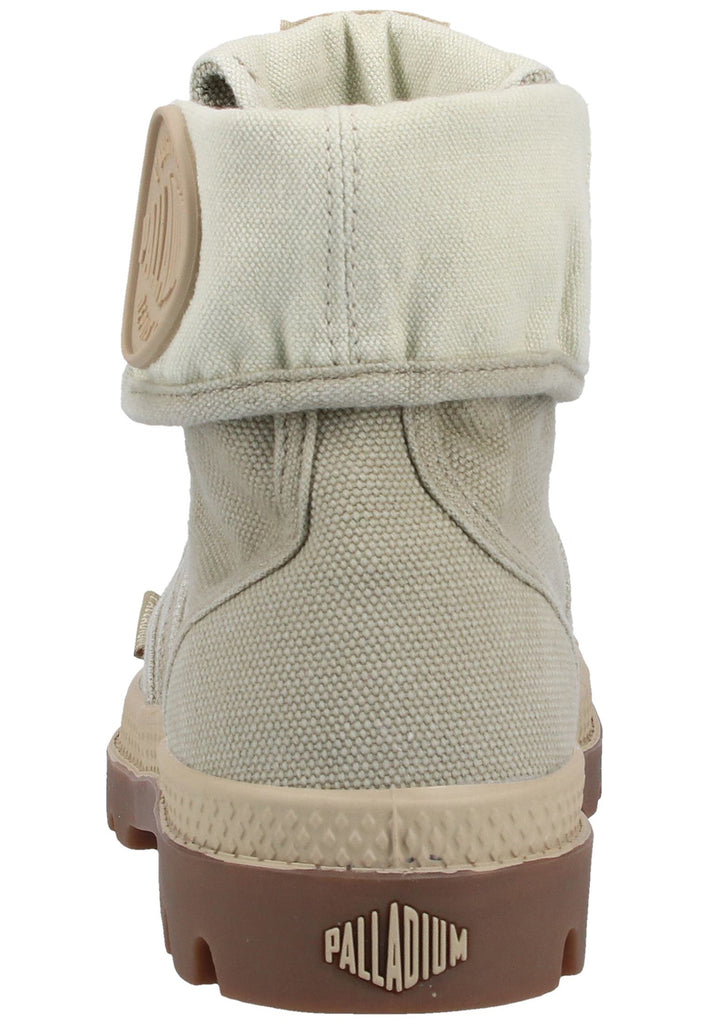 Palladium Stiefelette Canvas Rot