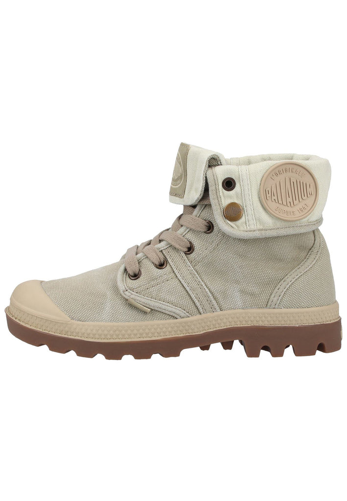 Palladium Stiefelette Canvas Rot