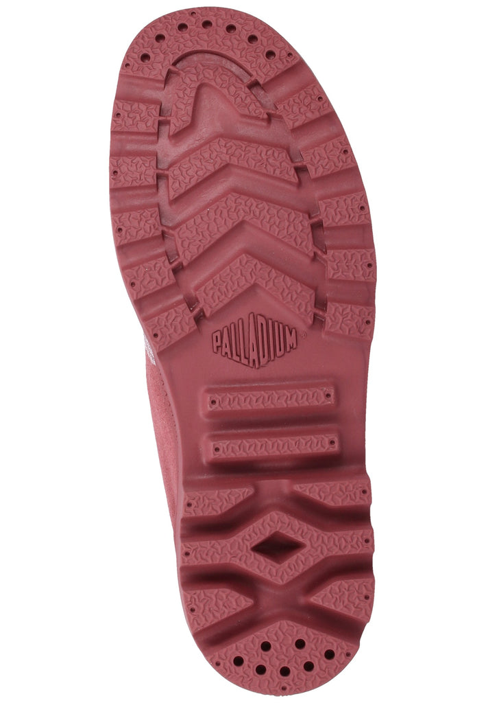 Palladium Stiefelette Canvas Rot