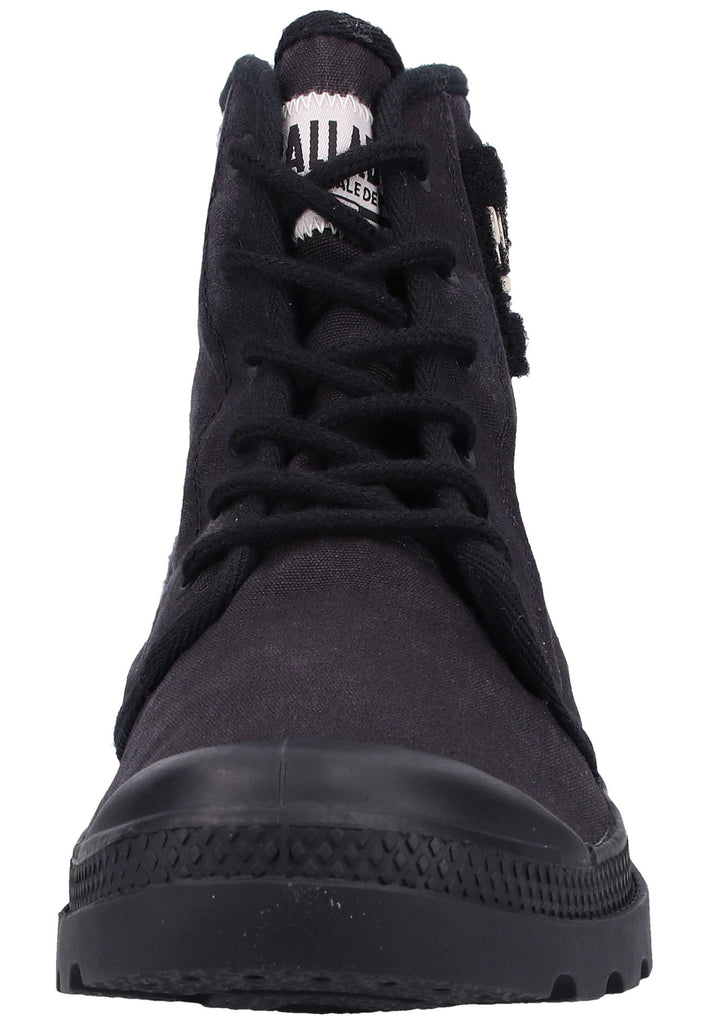 Palladium Stiefelette Canvas Schwarz