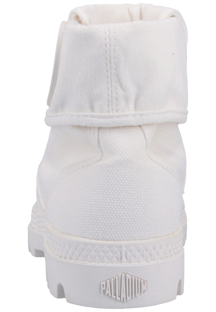 Palladium Stiefelette Canvas Weiß