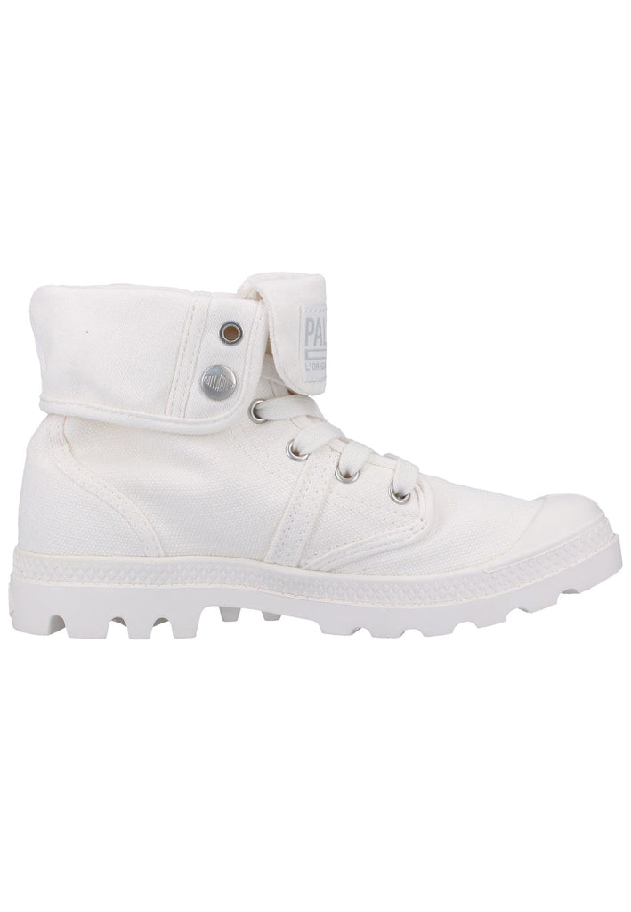 Palladium Stiefelette Canvas Weiß