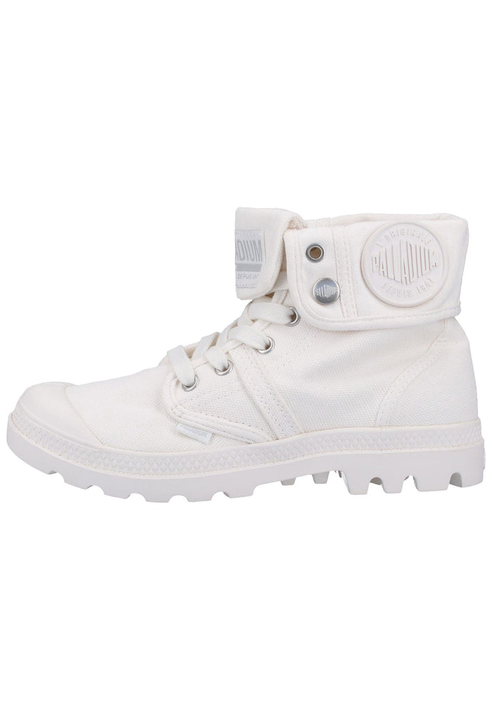 Palladium Stiefelette Canvas Weiß