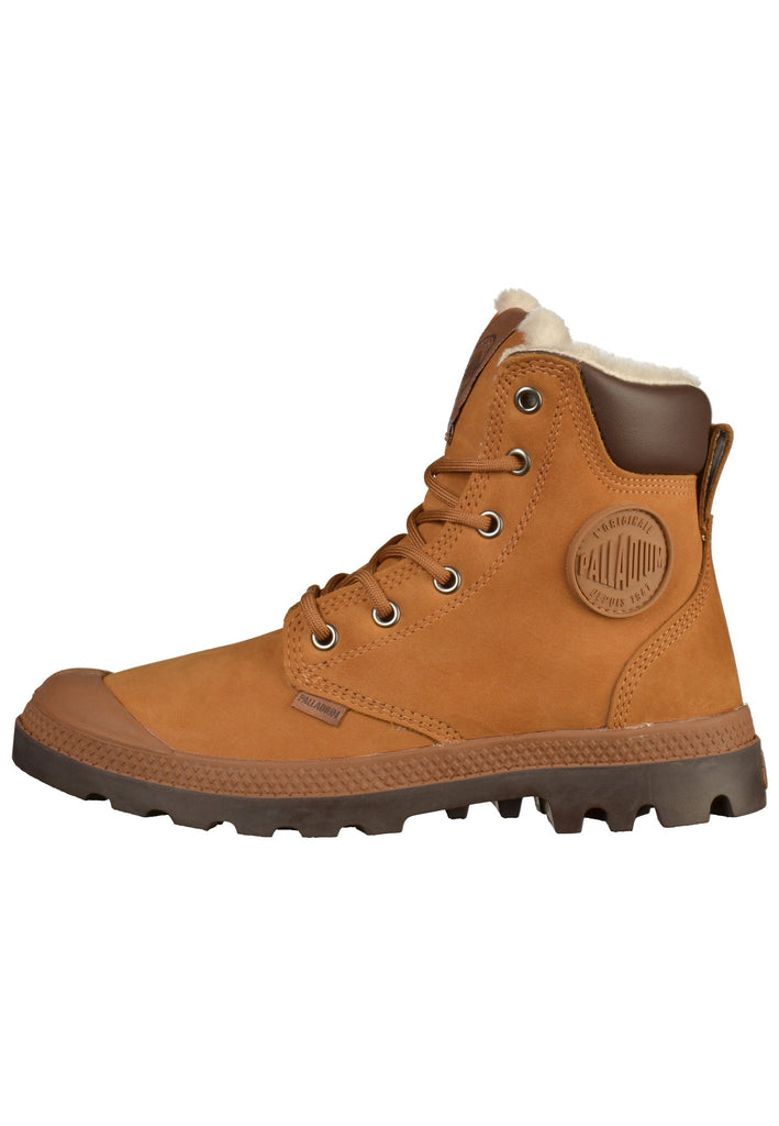Palladium Stiefelette Leder Braun