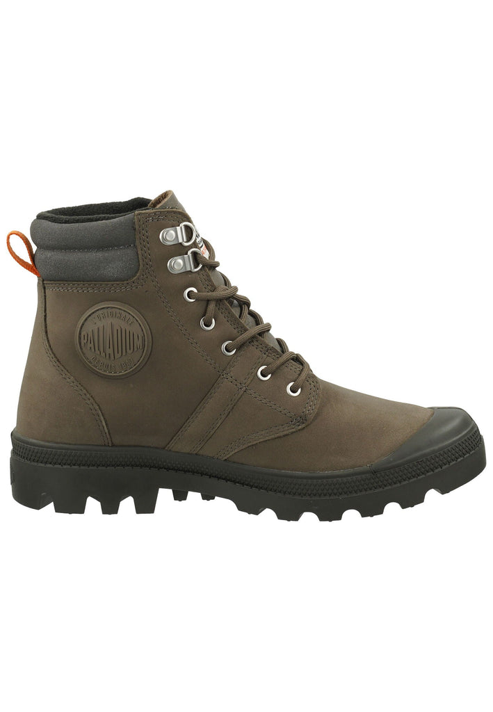 Palladium Stiefelette Leder Braun Warmfutter