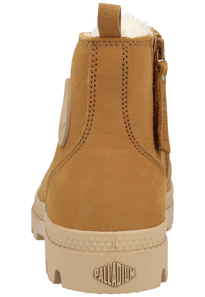 Palladium Stiefelette Leder Braun Warmfutter