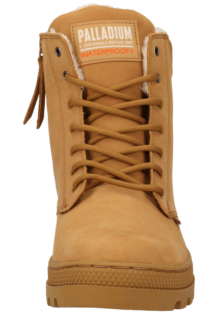 Palladium Stiefelette Leder Braun Warmfutter